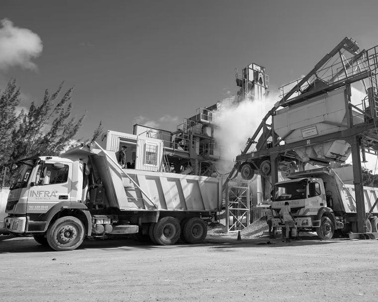 Construction Infrastructure, private & commercial development, construction materials